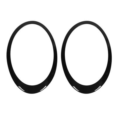 Anel de Acabamento do Farol Esquerdo Direito Moldura do Farol 51137351371 para Clubman F54 2014?2019 Preto Brilhante