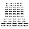 3D Bat Stickers for Halloween Home Decoration