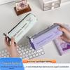 American Style Multi-Layer Waterproof Pencil Case for Junior High & High School - Cute, Portable, and Original Design.