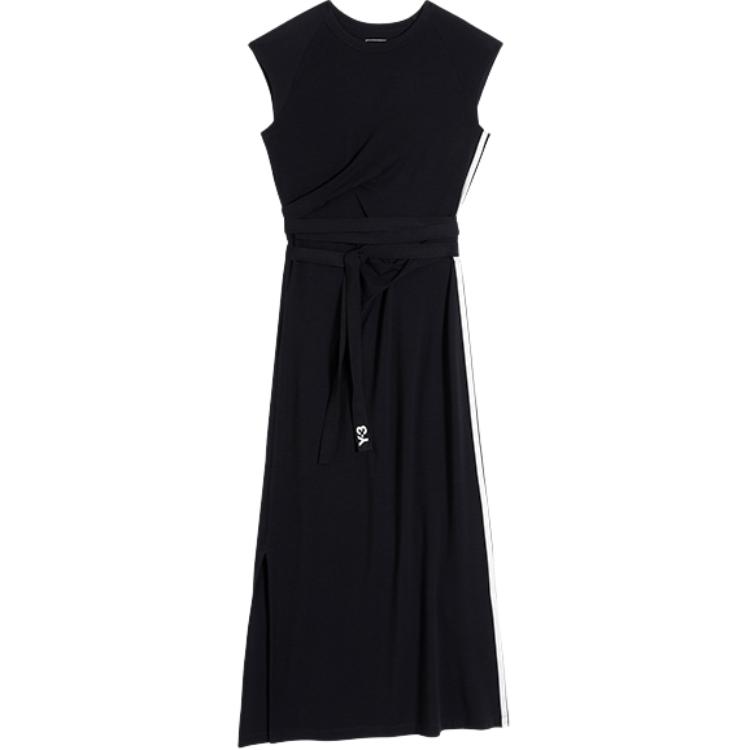 Y-3 Waist-Defined Color-Block Simple Solid Color Round Neck Elegant Natural Sleeveless Dress Women Dresses Y03JN1806XXXXXXX67