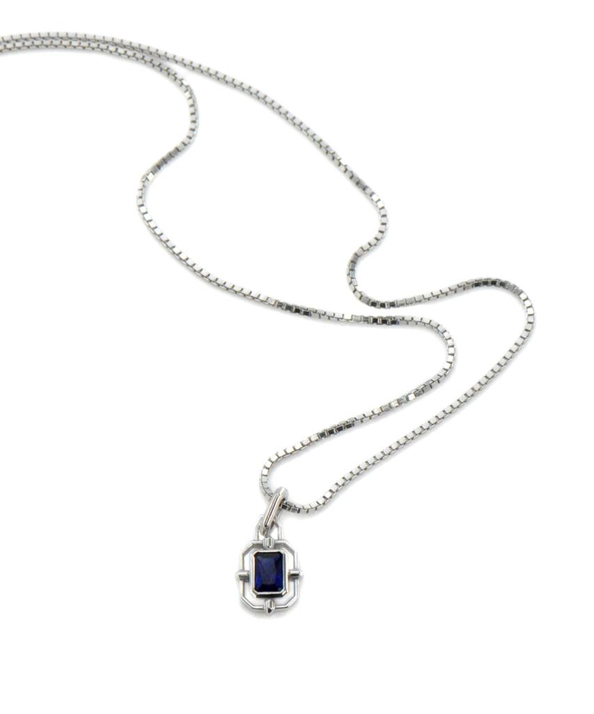 Vivus Rapillus White Gold Silver Necklace