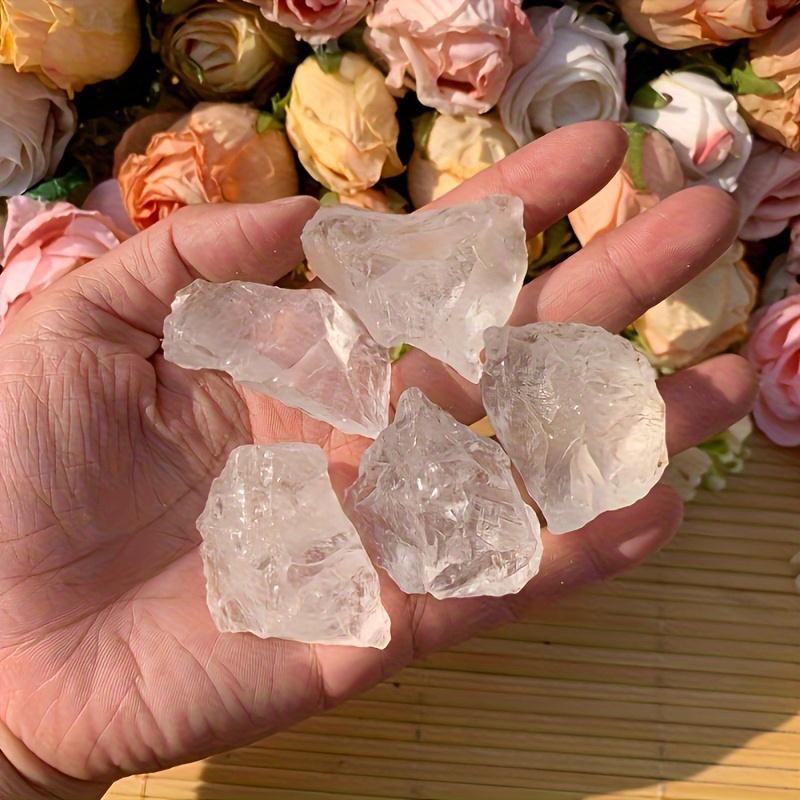

Natural high transparency white crystal raw stone, clear quartz, April birthday stone cuarzo blanco piedra naturalplatosdepiedra 30g белый