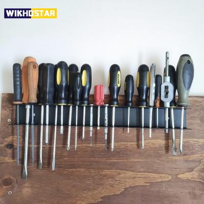 23-Loch Schraubendreher-Aufbewahrungsständer - Platzsparender Mehrloch-Metallständer zur Werkzeugaufbewahrung, geeignet für Garagen- und Werkstattorganisation