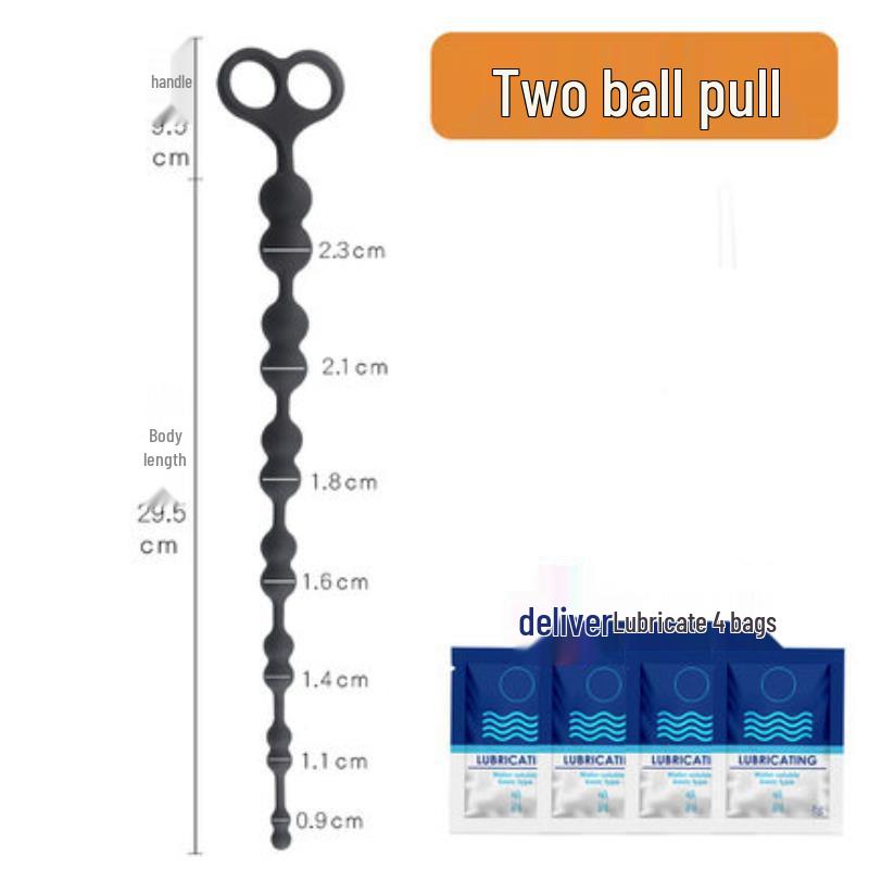 Versatile Extra-Long Anal Plugs: Large-Size Beaded Masturbators for Men and Women, Adult Toys