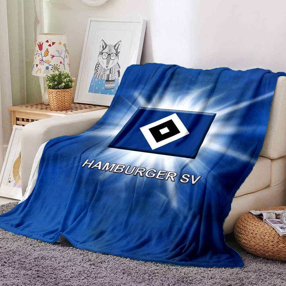 Hamburger SV Print Flanelldecke Hohe Qualität Warm Bequem Decke für Alle Jahreszeiten Perfekt für Geschenke Heimdekoration