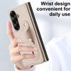 Compatible Samsung Z Fold7 Crossbody Case: Fits Fold6/5/4, with Wrist Strap & Card Holder.