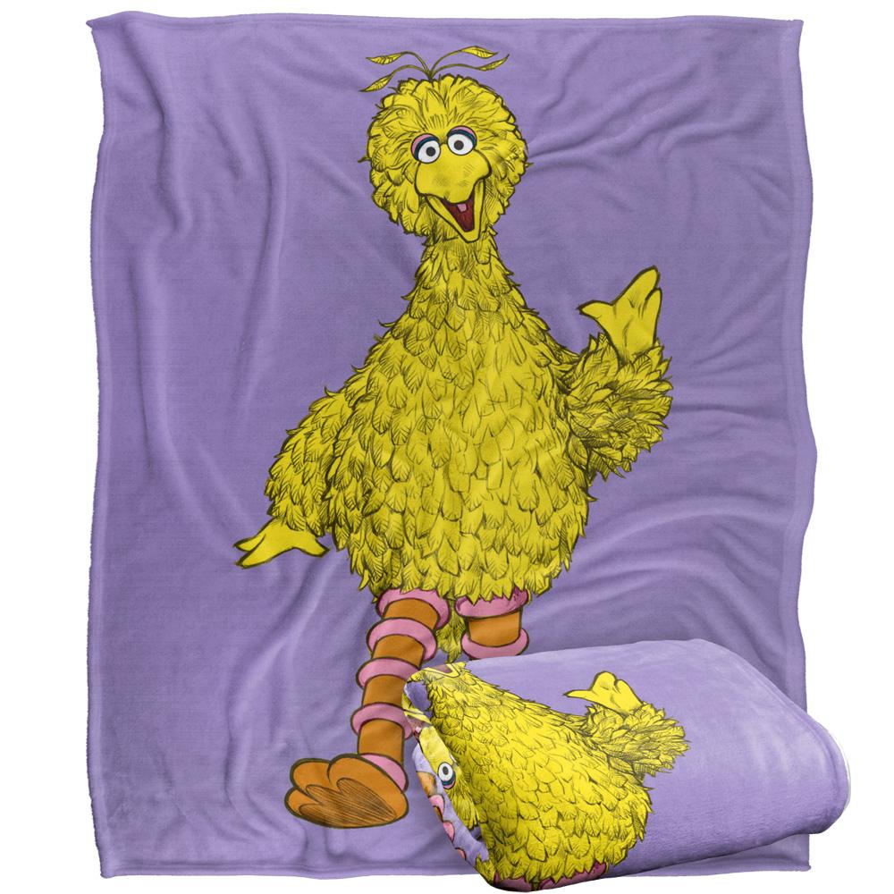 Sesame Street Painted Big Bird Blanket