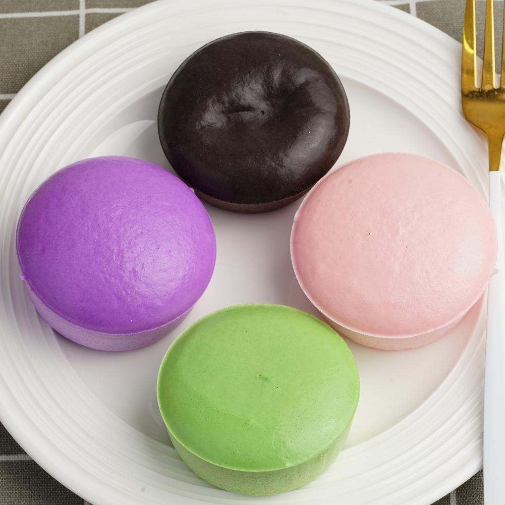 Purple Super Soft Purple Potato Rebound Pinch Fun Decompression Toy Bun Sticky Small Cake Slow Pinch Party Gift Fun Custard