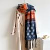 New  Cashmere Scarf Shawl Thicked  Warm Blanket Long Tassels Soft Shawls Neck Wraps Pashmina Scarves Ladies' Luxury Scarf