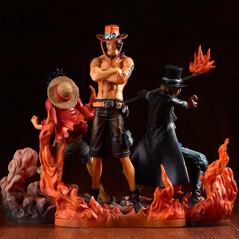 

Аниме One Piece Three Brothers Luffy Ace Sabo ASL Battle Scene Edition Фигурка