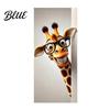 Pegatina Contenedor Cubo de Basura de Animales Divertidos Pegatina de Dibujos Animados Pegatina Autoadhesiva de PVC Colorida Decal Decorativo Impermeable Caras Lindas Pegatinas Gato Perro para Contenedor con Ruedas