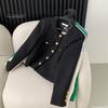 Herbst Frühling Damen Mantel Einreihig Lange Ärmel Einfarbig Strickjacke Lose OL Pendler Stil Dating Shopping Jacke