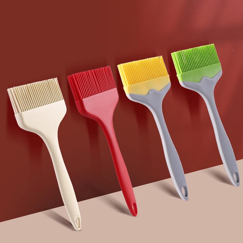 Large Wide Silicone Oil Brush Non-Stick Heat Resistant Barbecue Bread Pastry Baking Brush Kitchen Cake Bbq Baking Tools