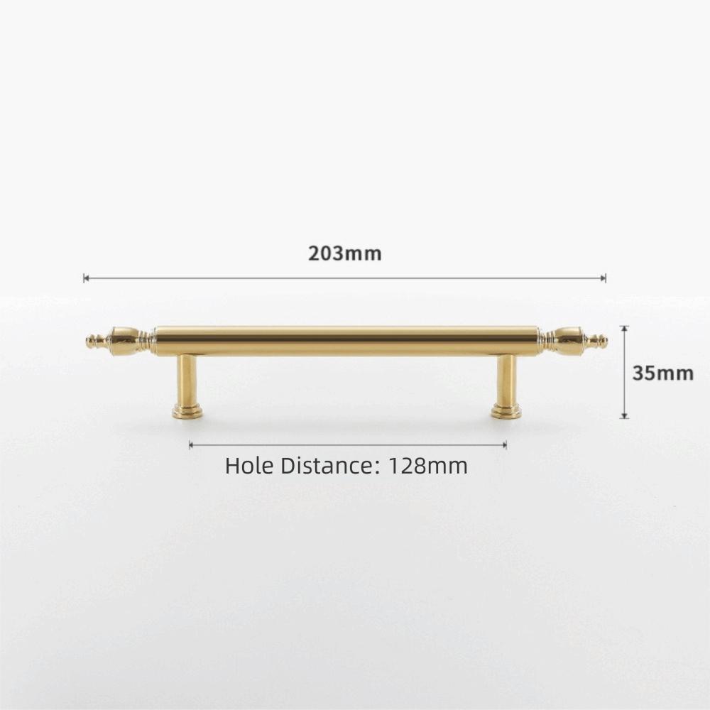 Beautiful Brass Cabinet Handle Light Luxury Long Handle New Drawer Pulls Shoe Cabinet
