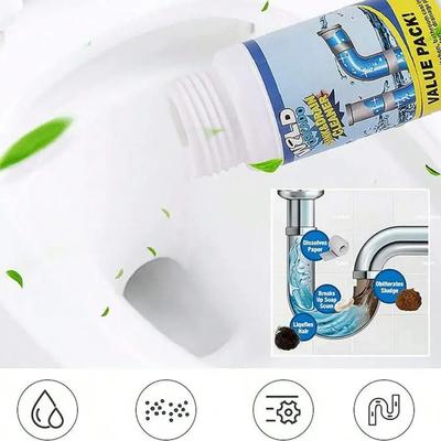 הסר חסימות עוצמתי לצינורות ואבקה ספציפית לפתיחת סתימות בביוב מסירים ביעילות ריחות רעים וסתימות