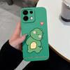 For Oppo Realme 7 10 8 9 5 6 Pro Plus K13 A5 A5X Phone Covers Cute Dinosaur Patterns Liquid Silicone Anti Drop Premium Protection Cases For Oppo Shell