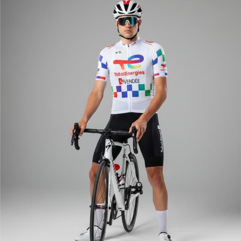 2026 New Total Energies Team Cycling Jersey Set Breathable Mtb Maillot Ciclismo Hombre Summer Outdoor Sports Bicycle Clothing