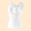 Double-Layer Seamless Body Shaping Vest for Women - Tummy Control & Waist Cincher Sports Base Layer, Pure Cotton with Chest Pads