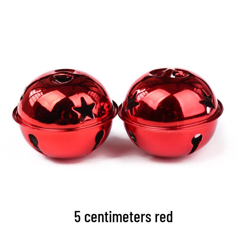 Multi-Colored Vacuum-Plated Festival Bells for Christmas and New Year Decor