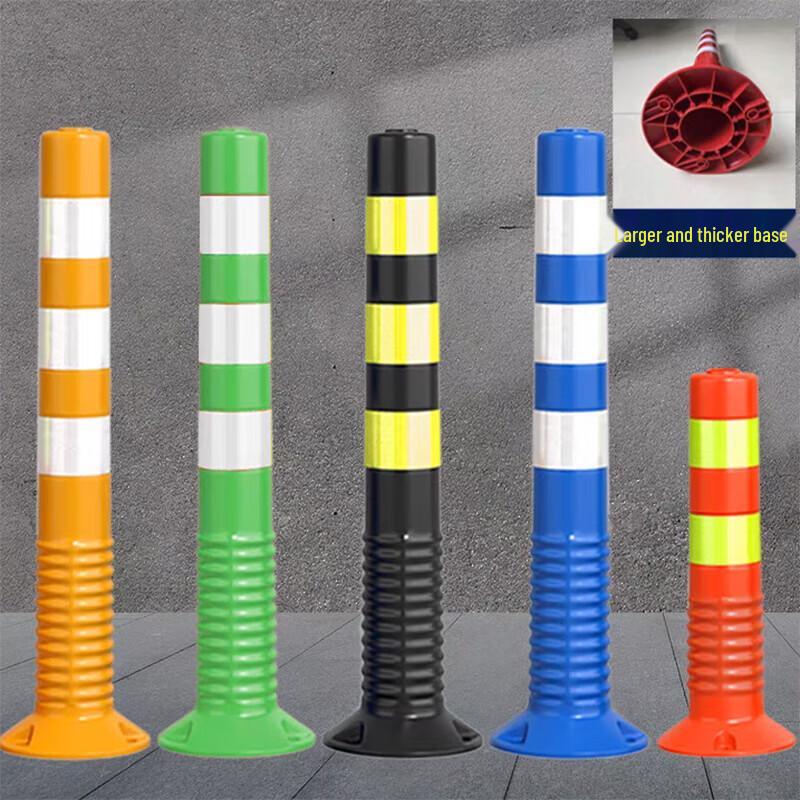 Elastic Reflective Warning Post