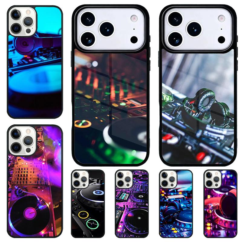 Ddj Dj Music Phone Case for iPhone 17 Air 16 15 11 12 14 13 Pro Max Shockproof Cover