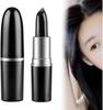 Black Lipstick, Matte Finish, Bold Dark Shade, Long-Lasting Lip Colour, Sleek Silver Tube