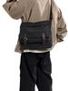 Men's Versatile Canvas Crossbody Bag - Fashionable, Practical, Large Capacity for Business and Street Trends