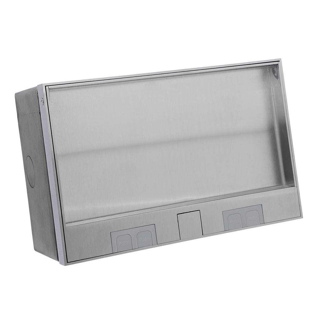 Zápustná podlahová zásuvka 16A 4000W 2 zásuvky 2 USB porty Mramorový štýl Podlahová zásuvková krabica do kancelárie