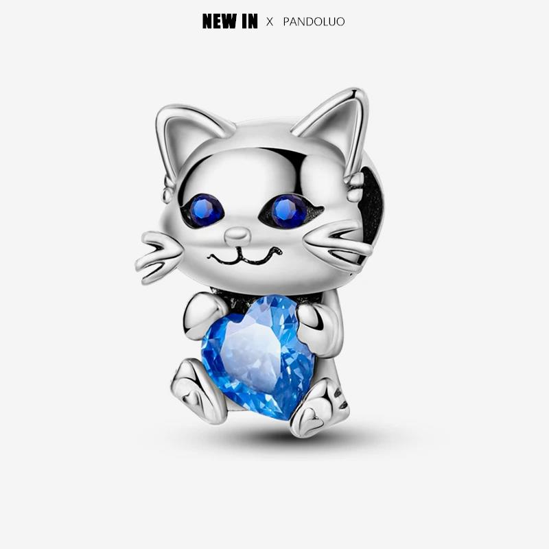 New In Copper Cute Pet Animal Shapes Charm Beads Fits Pandach Original Charms Bracelet For Women Pendant Bead Jewelry