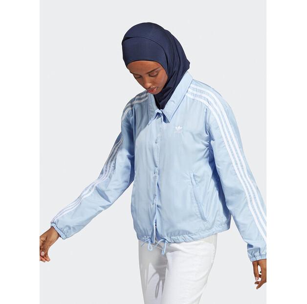 

Демисезонная куртка adidas Adicolor Classics 3-Stripes Coach Jacket IC5480 Sky Blue Loose Fit XS