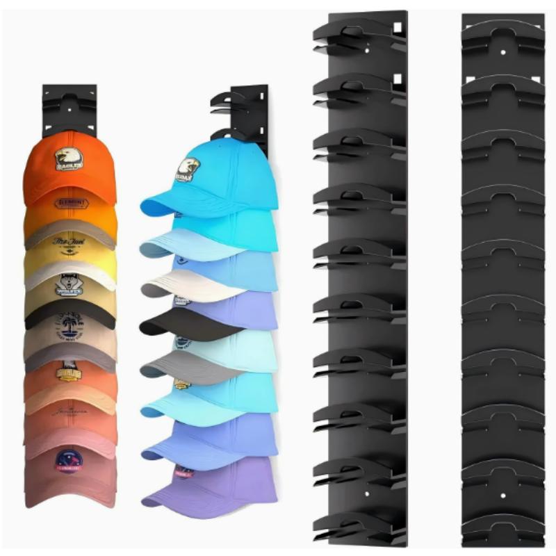 

M-New Baseball Cap Rack Wall Mounted Hat Organizer Storage Hanger for Home Door Closet Multifunctional Cap Holder Display