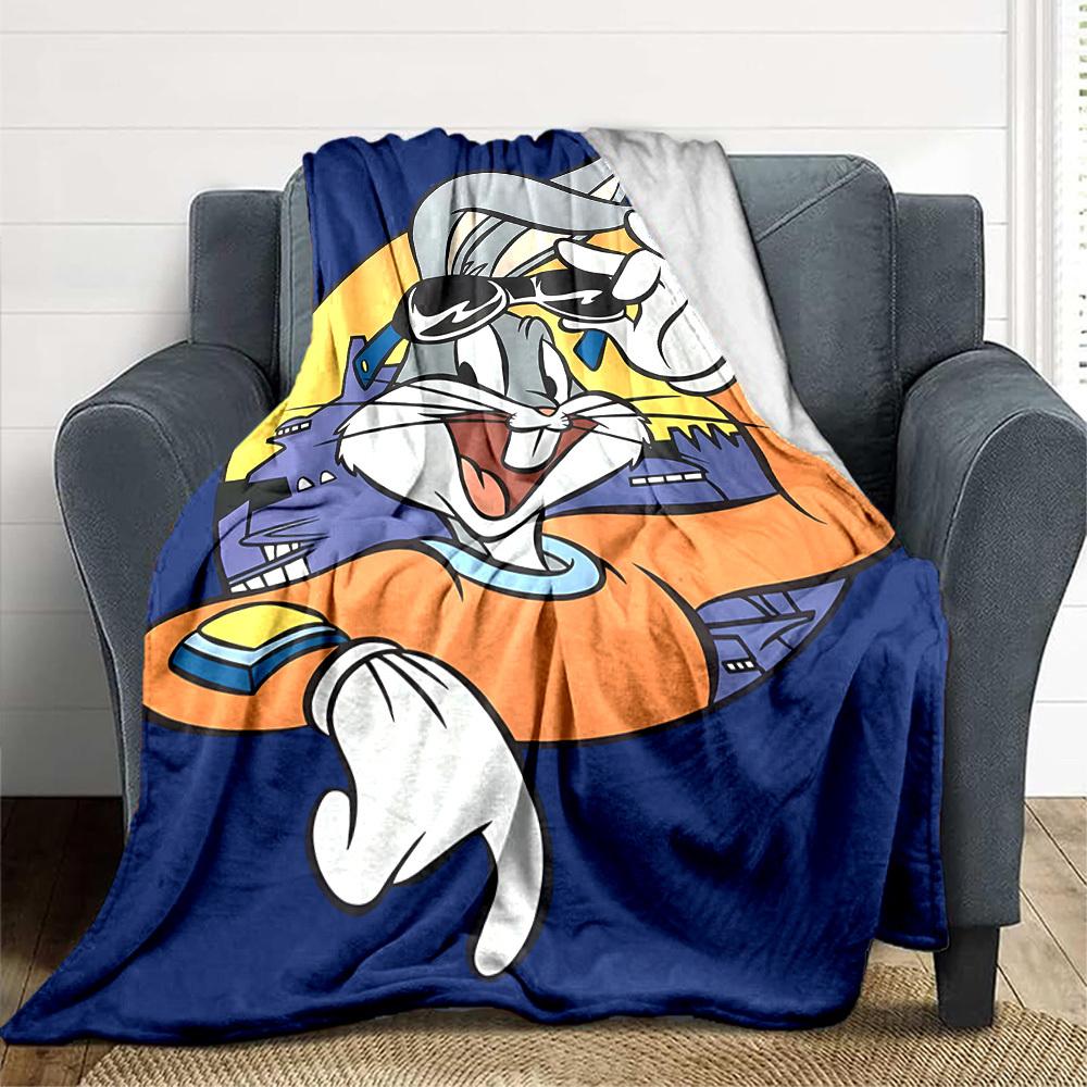 1pc Flannel Blanket, Soft Skin Friendly with Digital Printing, Various Sizes Available for Family, Friends, Birthday