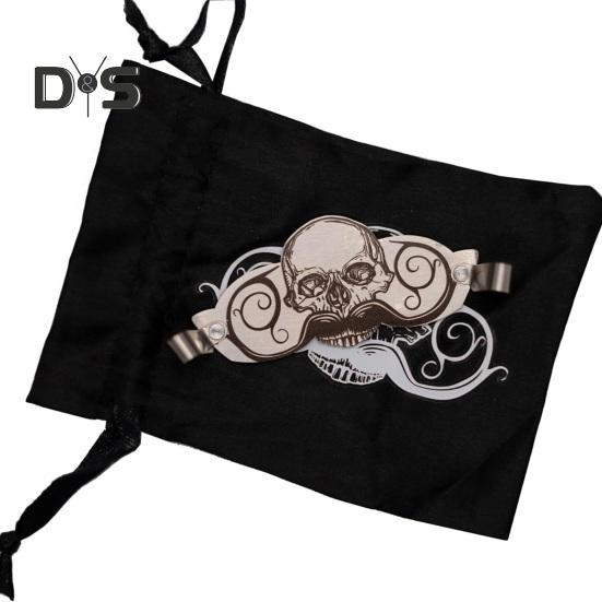 Mustache Drinking Protector Metal Skull Pattern Protect Mustache from Beer Coffee Tea Beverage Drinks Water Cup Mug Mustache Guard