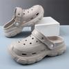 Hole shoes men eva summer wear thick-soled home indoor non-slip summer wear-resistant bag head cool slippers women