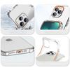 Clear Cell Phone Case for iPhone 15 Pro,TPU Four Corners Reinforced Anti-Fall Cover