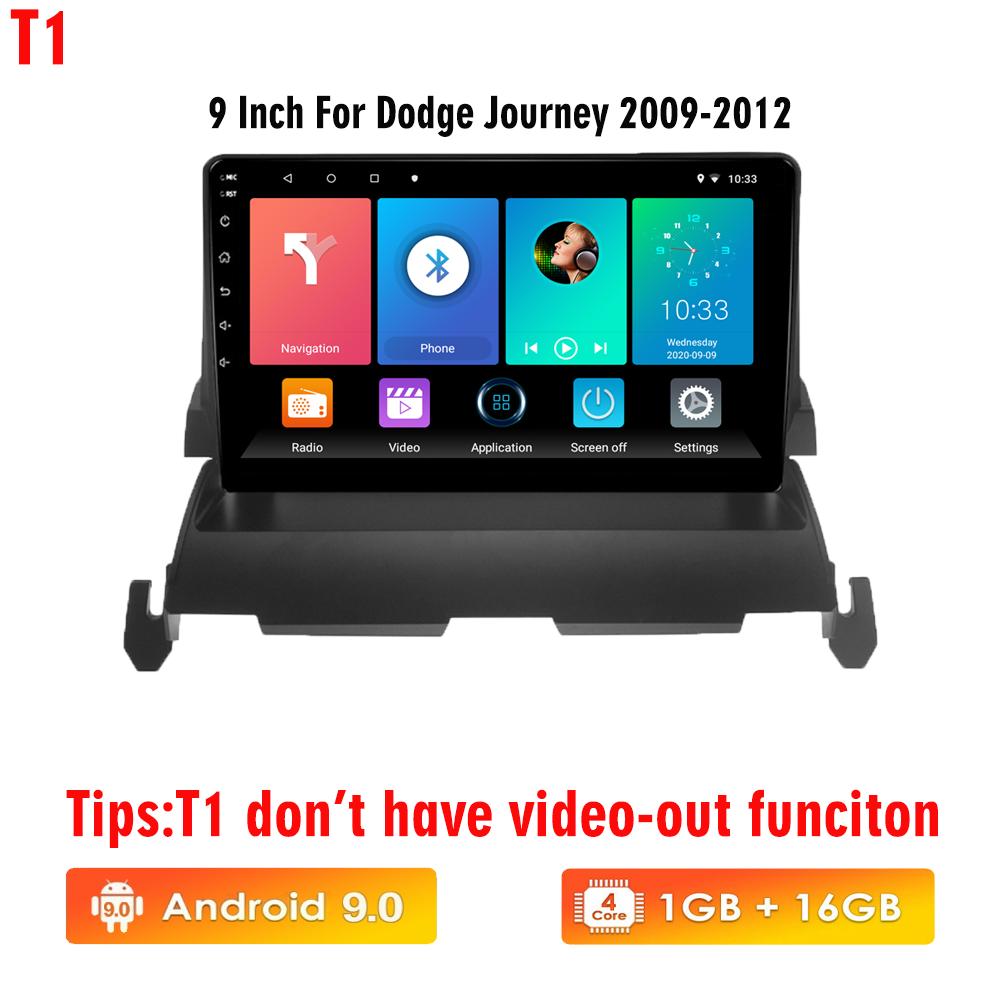 Car Radio Android Auto Carplay For Dodge Journey 2009-2012 Multimedia Player Head Unit Stereo GPS Navigation BT WIFI 2+32GB