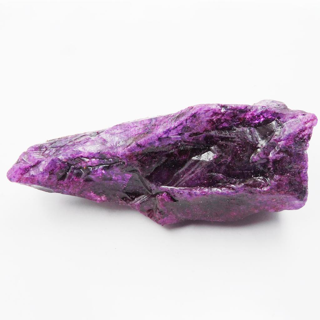 Rough 53.80 Ct Natural Earth Mined CERTIFIED Loose Gemstone Purple Sapphire