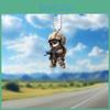 Acrylic Cartoon Soldier Car Decor Whimsical Design Fun Interior Decoration For Vehicle Enthusiasts