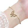 Elegant Bowknot Necklace Titanium Steel Bowknot Pendant Necklaces Butterfly Bow Clavicle Chain Party Jewelry for Women