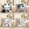 Pc FPE AFundamental Paper Education Pillow Case Fashion Square Pillowcase Bedroom Sofa Room Ins Decoration Leisure