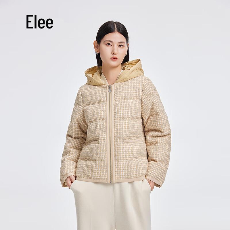 Women's Short Hooded Duck Down Puffer Jacket