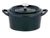Sangyo Bon Bonnet Cocotte, 15cm, Majolica Green, Cast Iron, China, ABVB805