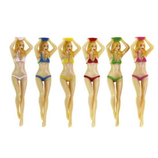 Golf Tees Character Modeling Non-slip Lightweight Funny Lady Bikini Golf Tees for Golf