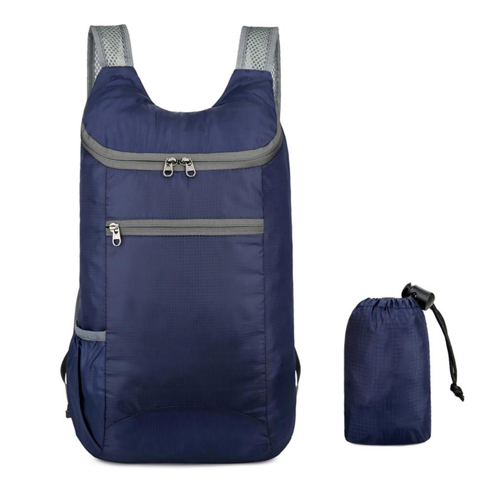 Outdoor Waterproof Foldable Lightweight Backpack Large Capacity Camping Hiking Travel Daypack Leisure Men Women Sport Bags