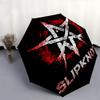 Slipknot, Heavy Metal Themed Automatic Opening and Closing Umbrella, Brightly Colored 8-rib Portable Umbrella, Suitable for Men and Women, A