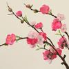 Artificial Cherry Blossom Flower Branches 70cm Silk Peach Spring for Wedding Decora Plum Blossom Wedding Arrangement Accessories