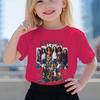KATSEYE Print T-shirt for Kids Casual Summer Top with Katseye Pattern Short Sleeve Tee Youth Girl Streetwear Fashion Tops
