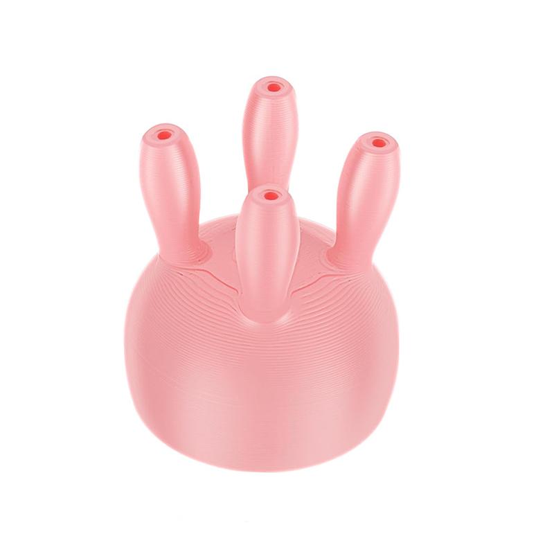 

Обновление 2025 ПП Крышка для молочного пакета в виде коровьего вымени 3D-печать Забавная крышка для бутылки для наливания молока Многоразовый разделитель для пакетированного молока JT422 розовый