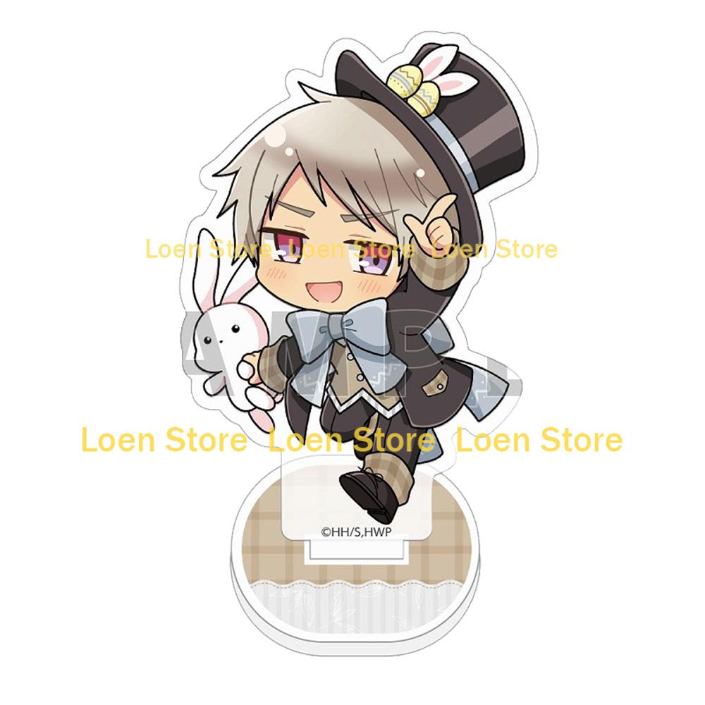 

Loen Anime Peripheral Store Hetalia: Axis Powers Iceland Romano Spain Austria Double insertion Acrylic Stand desktop Decor Gifts 10 cm