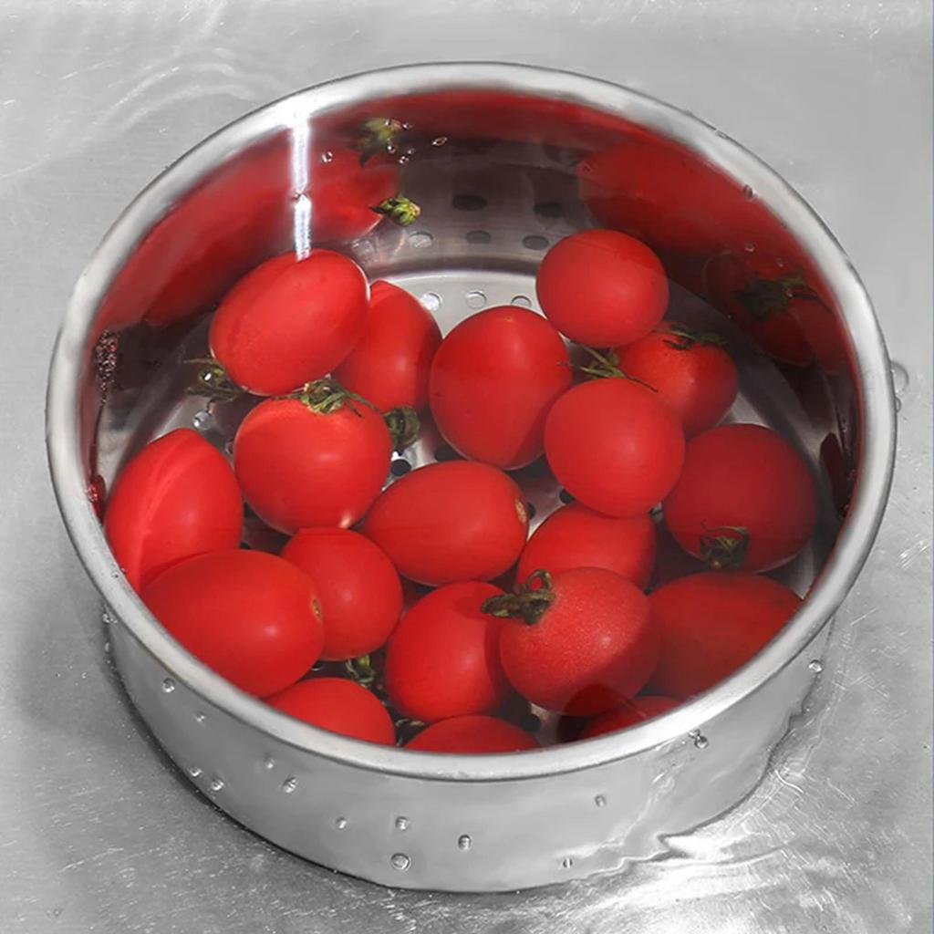 Sink Strainer Basket Corner Sink Stainless Steel Filter Multi-Functional Swan Quick Drain Rack for Kitchen Food Residues